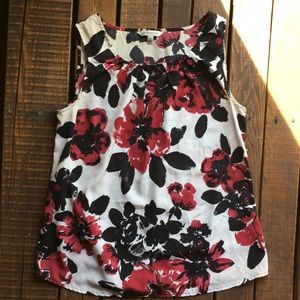 Floral Silk Tank